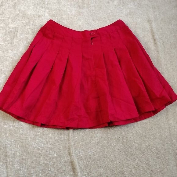 Red Skater Skirt - Picture 2 of 7